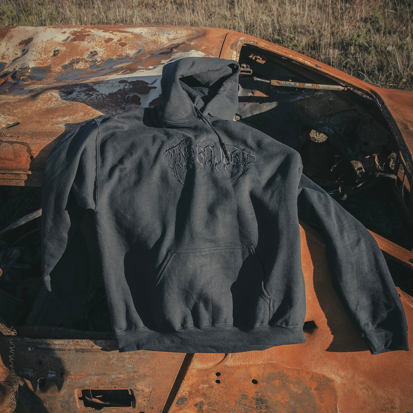 Introvert - Embroidered unisex hoodie