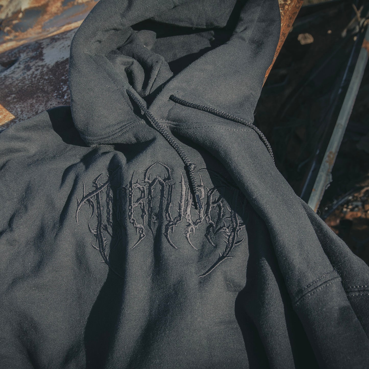 Introvert - Embroidered unisex hoodie