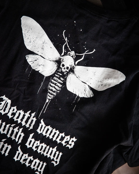 Death dances with beauty in decay - Unisex classic tee