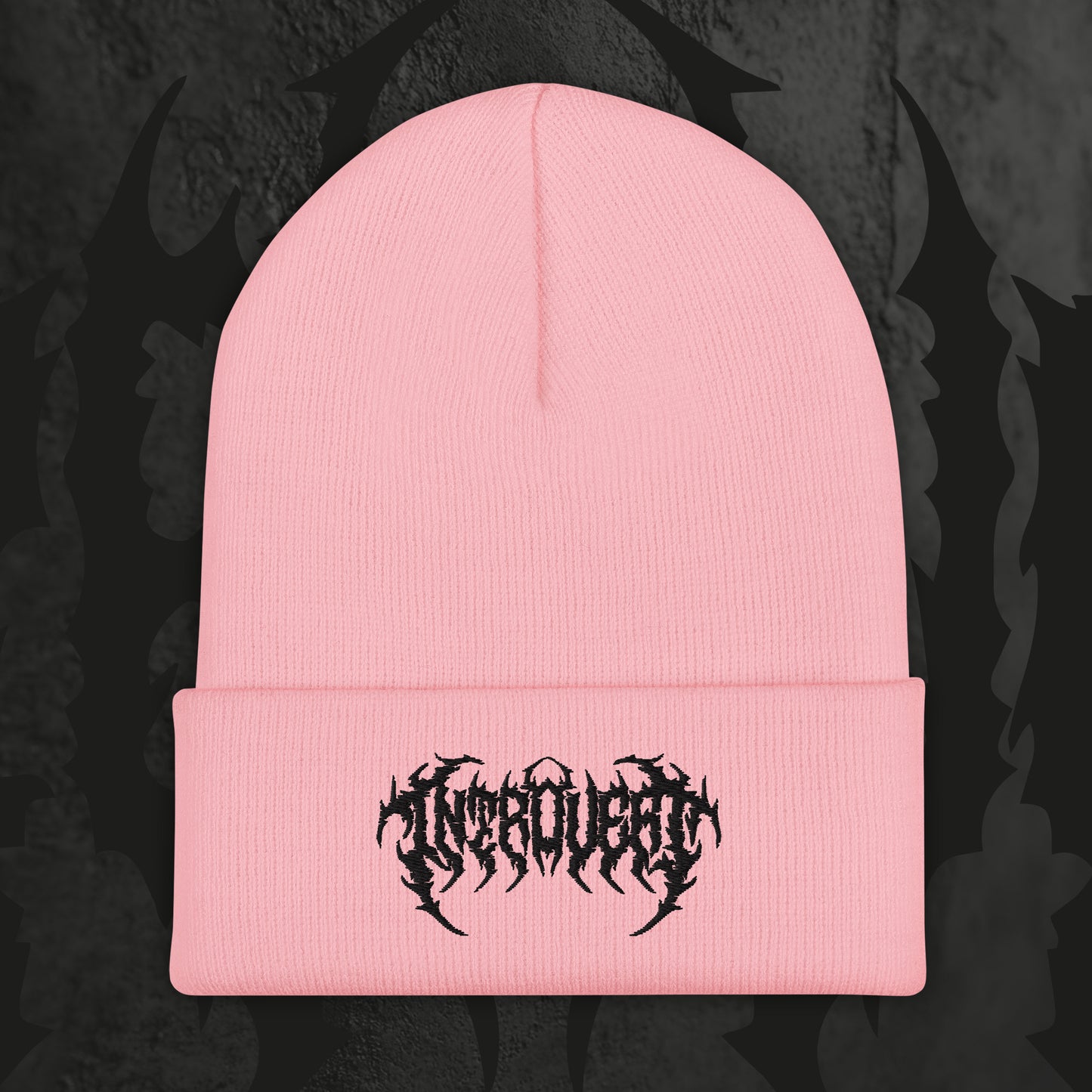 Introvert - Embroidered beanie