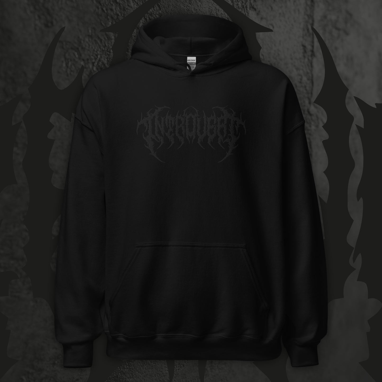 Introvert - Embroidered unisex hoodie