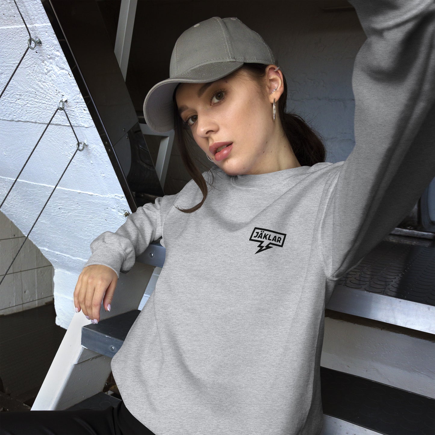 Jäklar embroidered logo - Unisex Sweatshirt