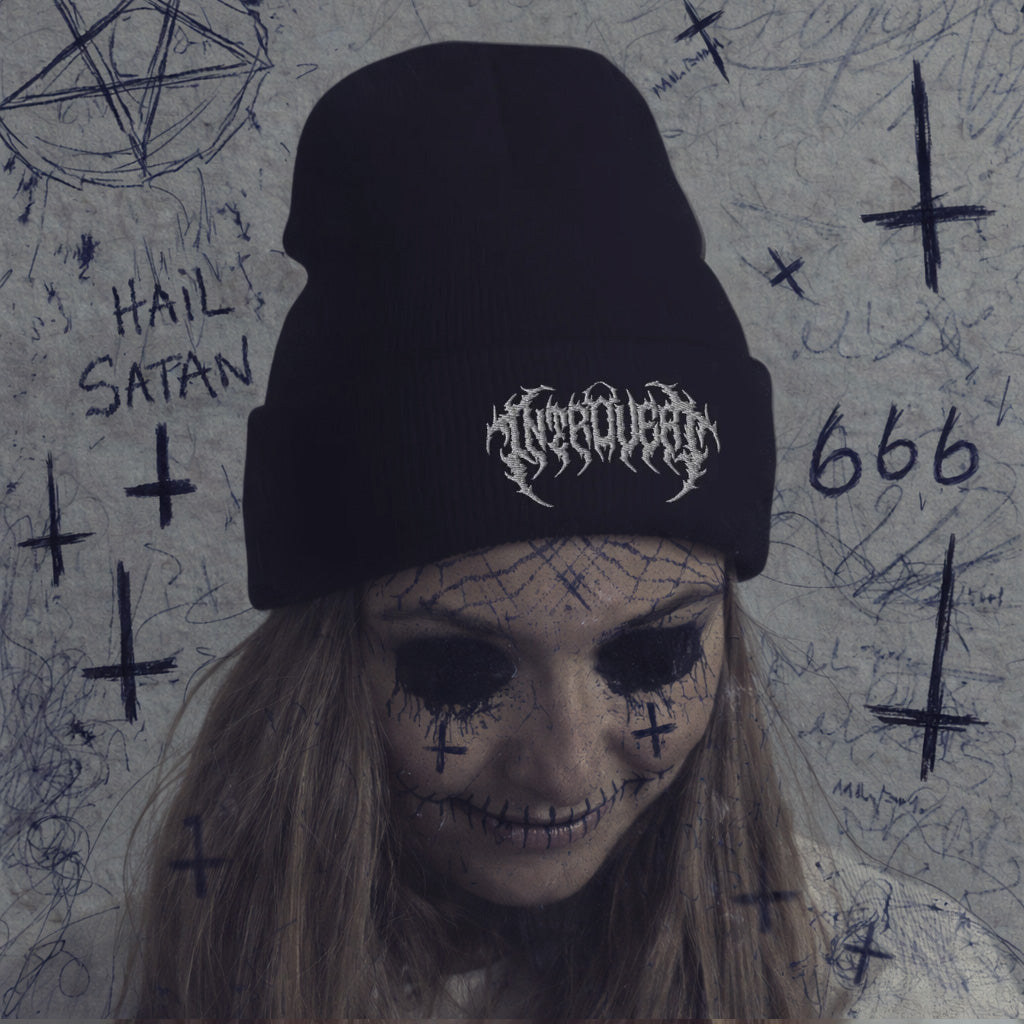 Introvert - Embroidered beanie