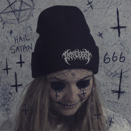 Introvert - Embroidered beanie