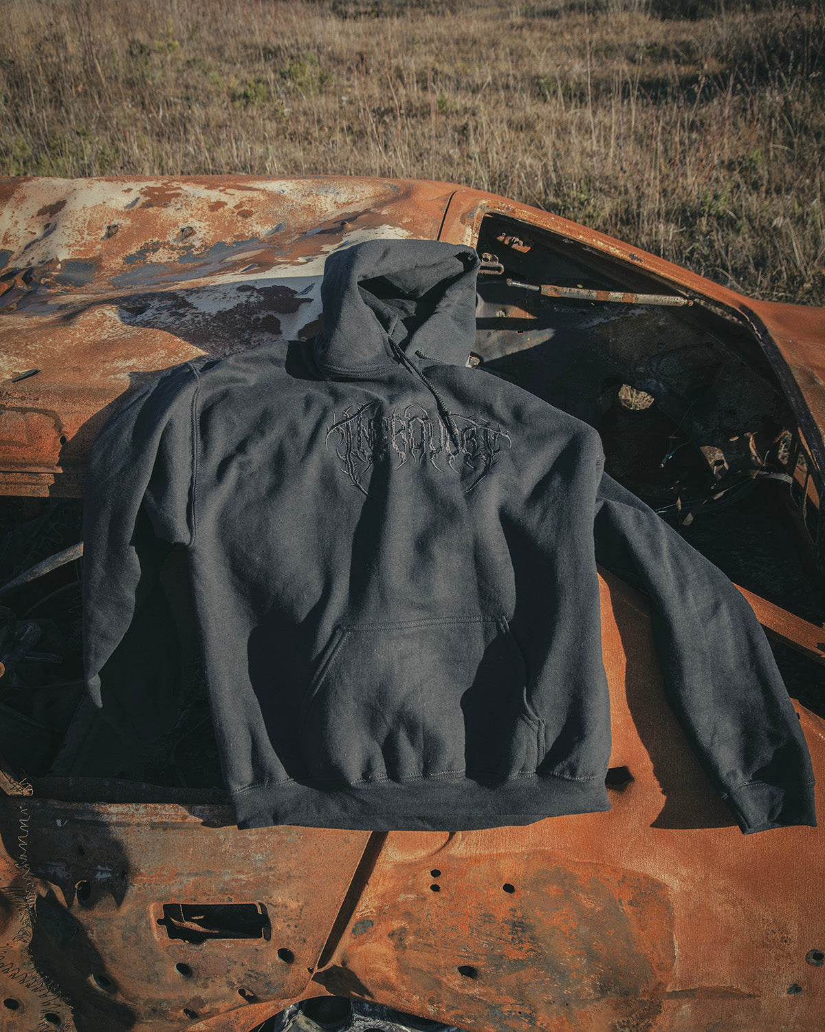 Introvert - Embroidered unisex hoodie