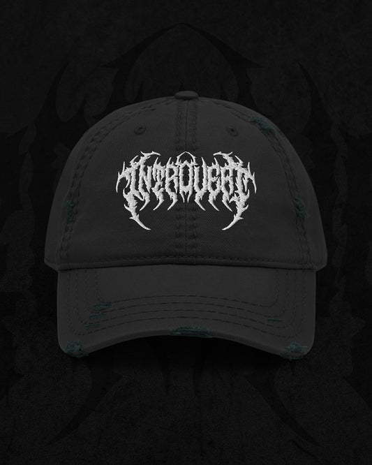 Introvert - Distressed Dad Hat