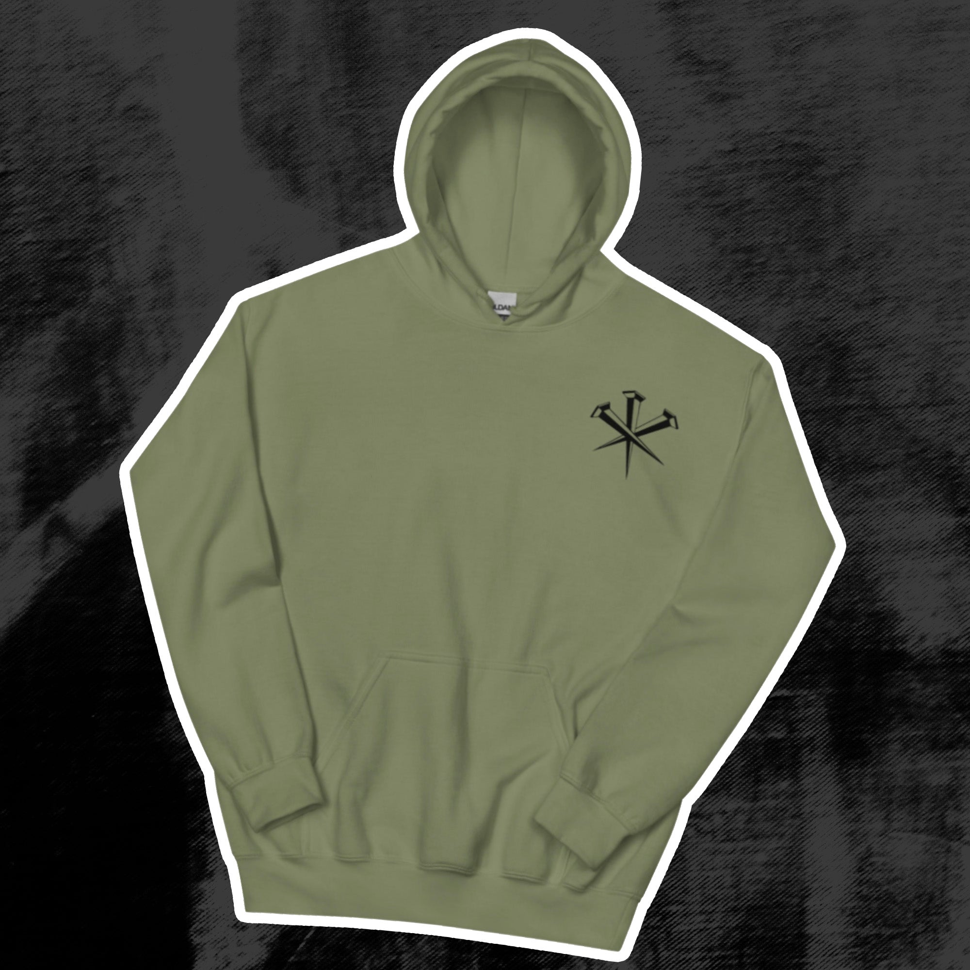 Järnspikar embroidered illustration - Unisex Hoodie-2