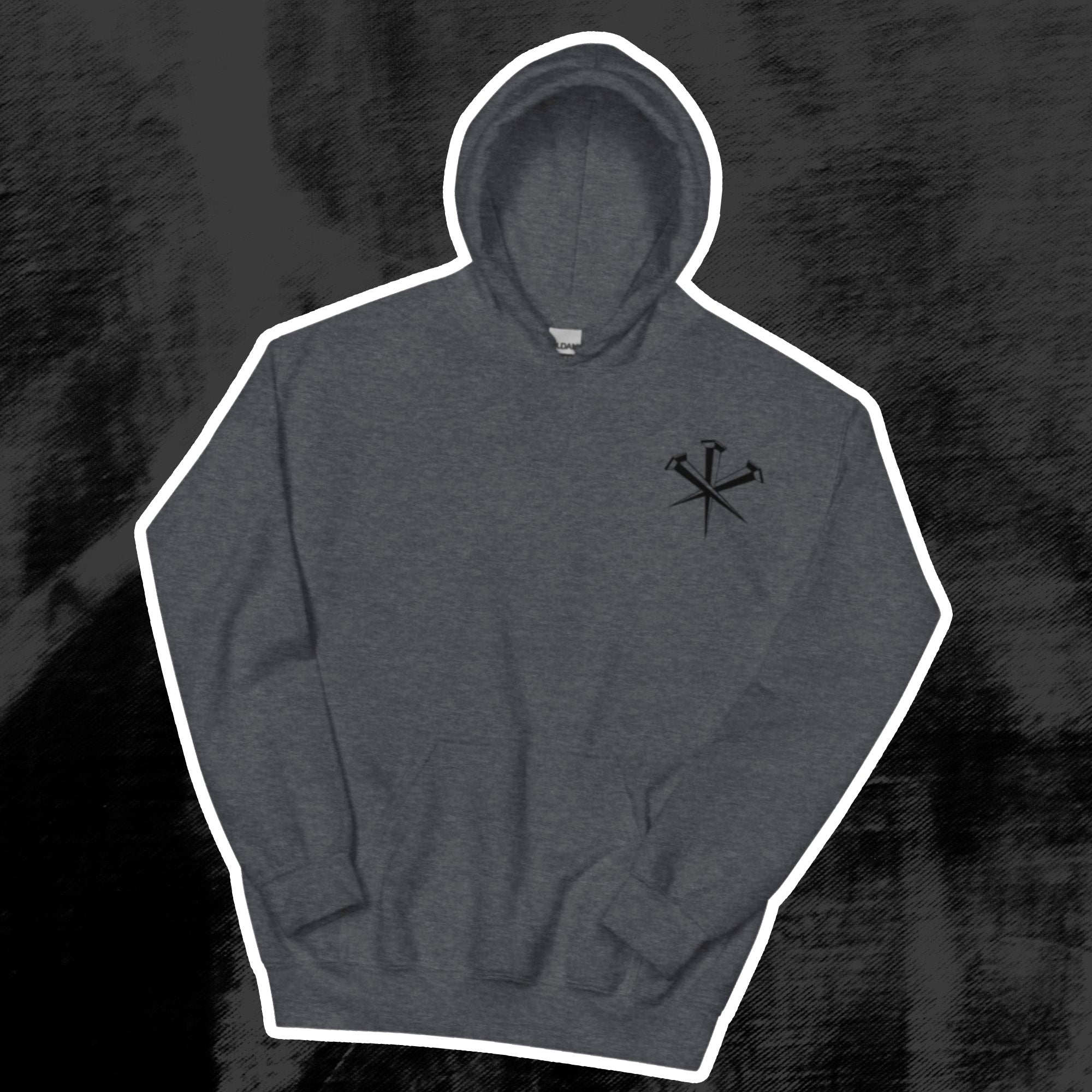 Järnspikar embroidered illustration - Unisex Hoodie-3