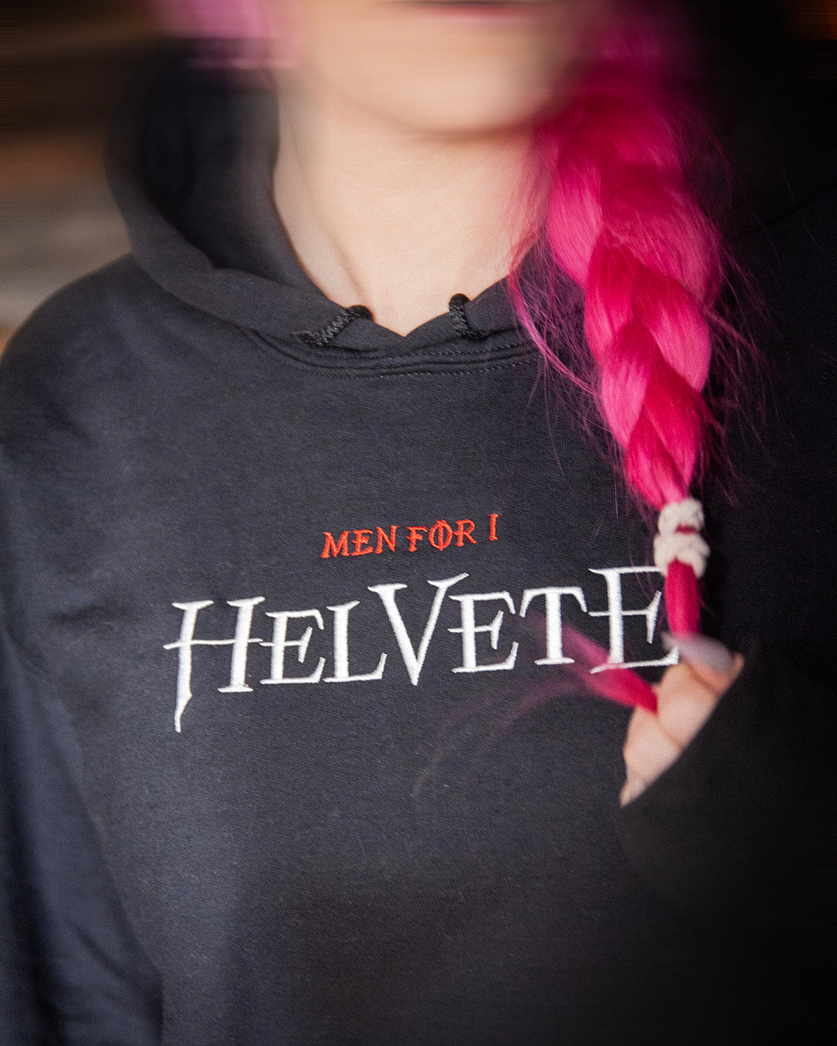 Men för i Helvete  - Embroidered  unisex Hoodie