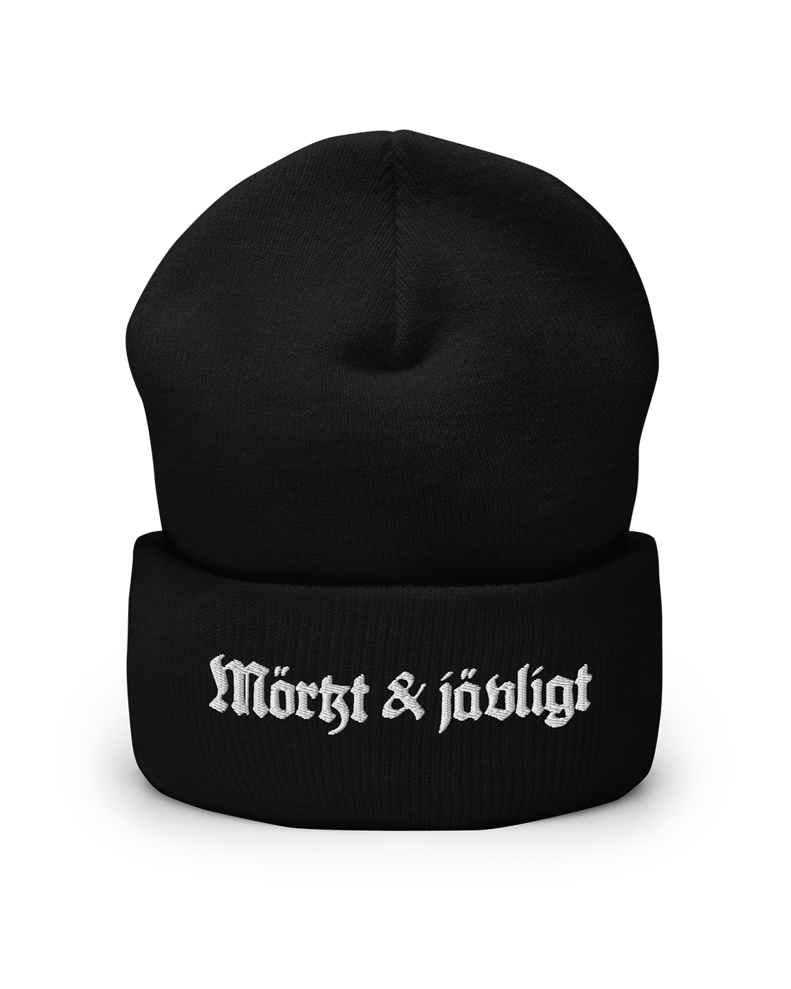 Mörkt & jävligt - Cuffed Beanie-1