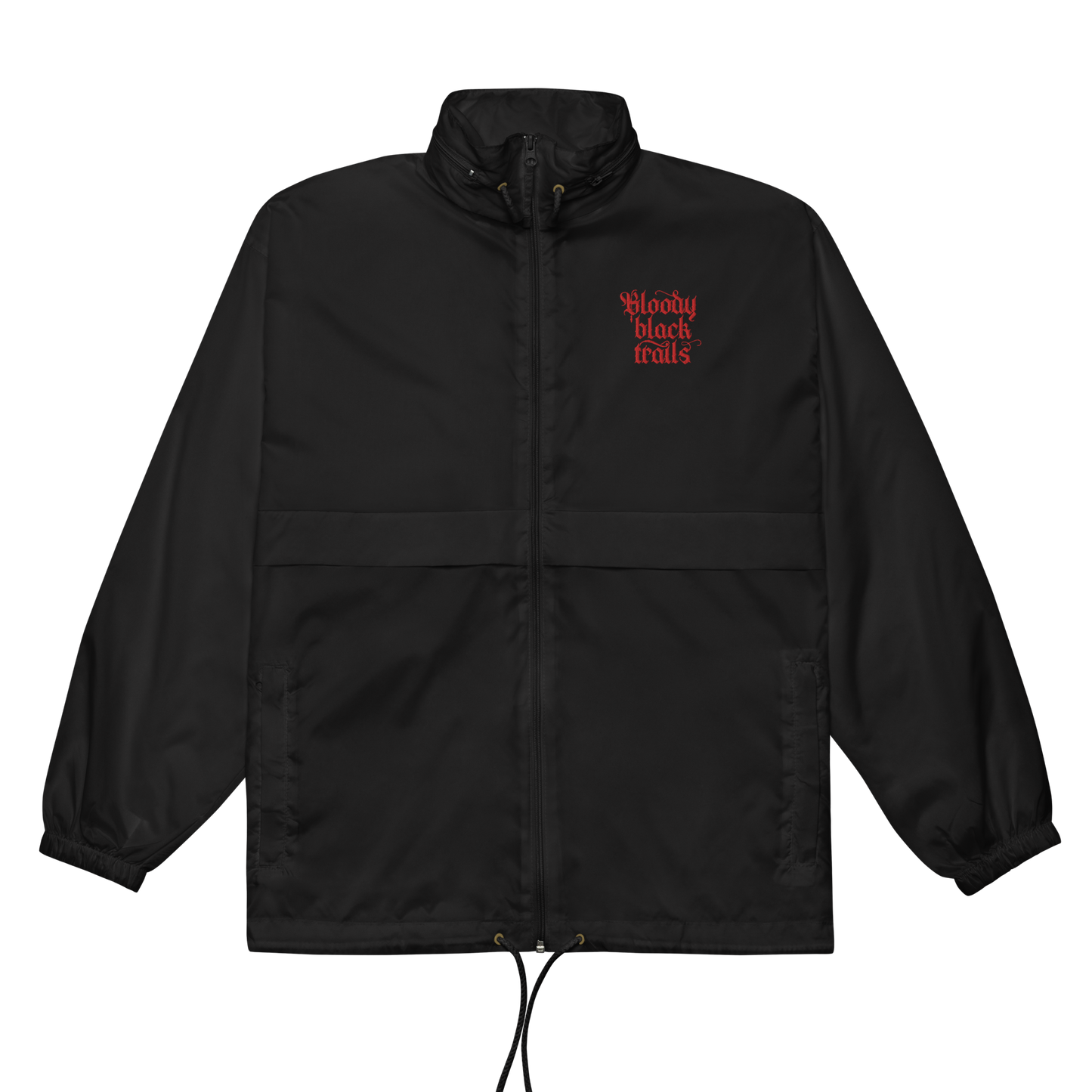 Bloody black trails - Embroidered windbreaker