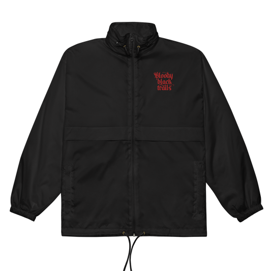 Bloody black trails - Embroidered windbreaker