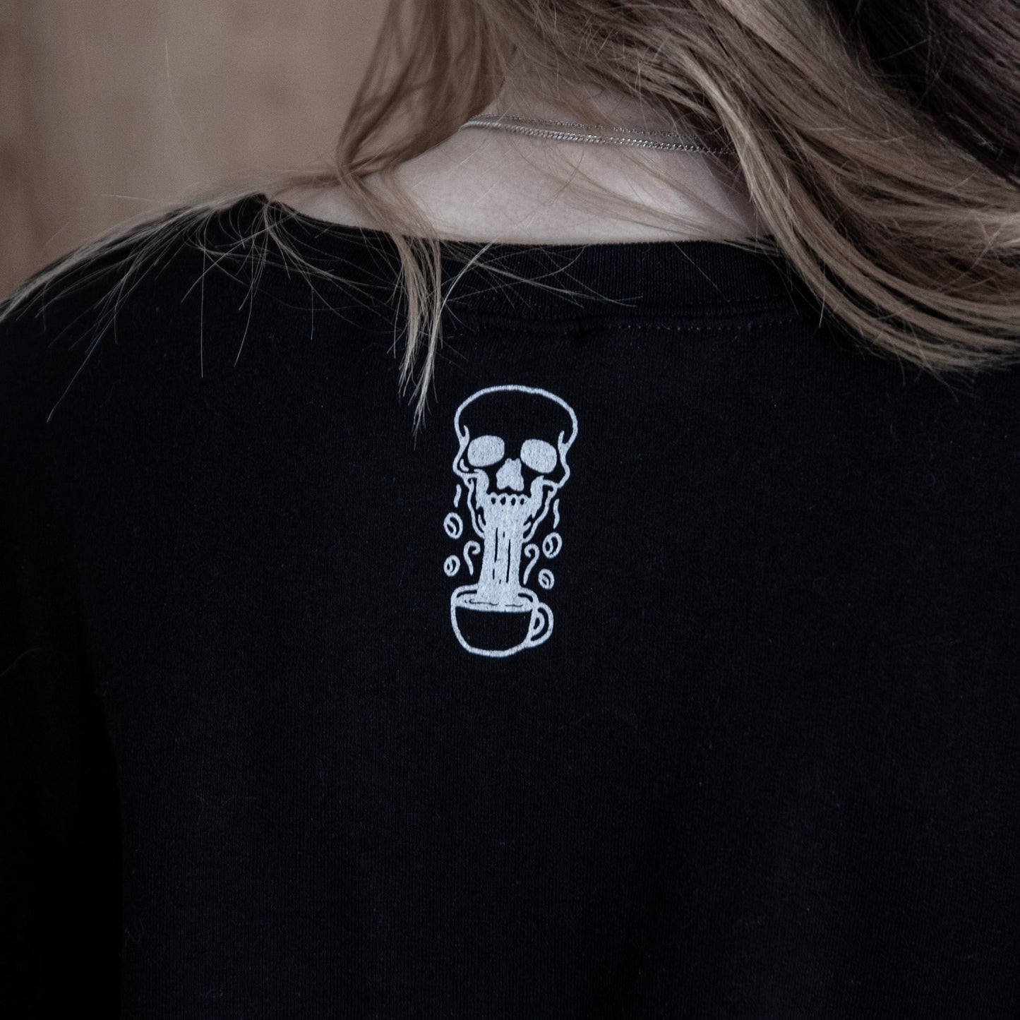 Black coffee - Brewed bones Sweatshirt