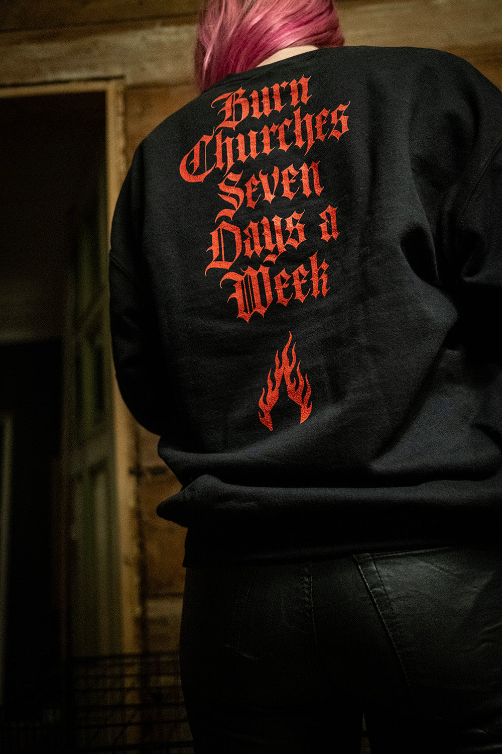 Burn churches - Unisex Sweatshirt