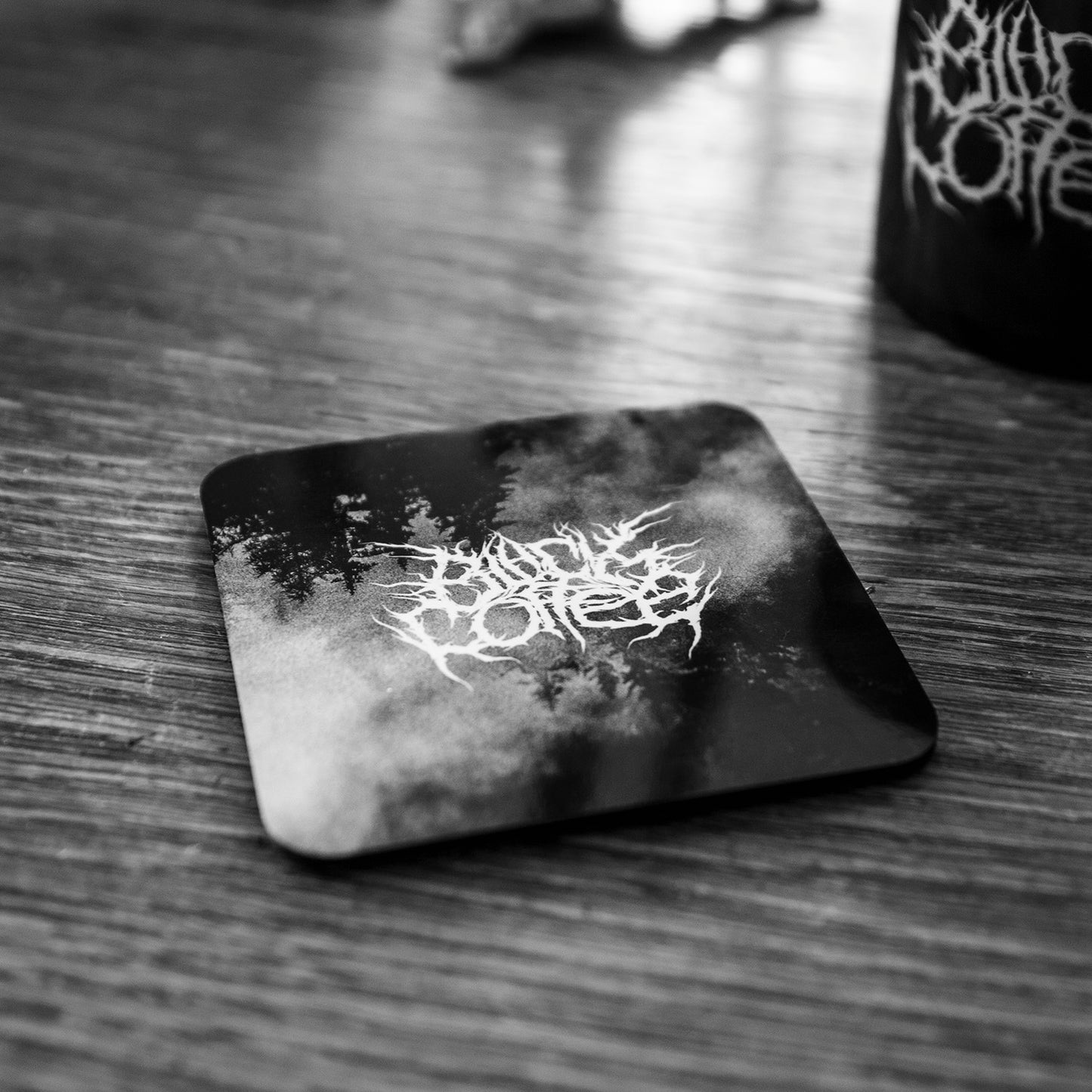 Black coffee - Cork-back coaster