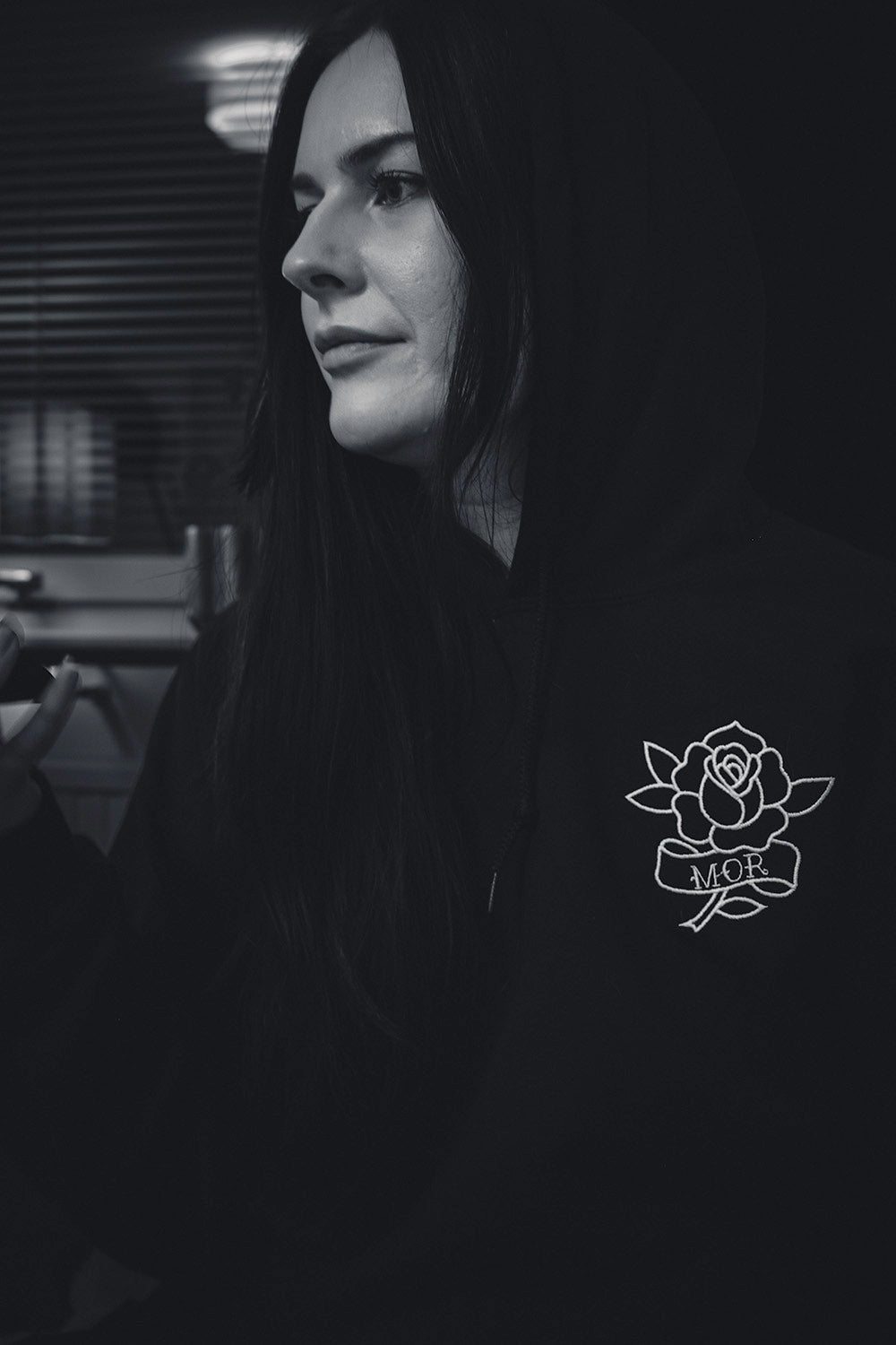 Mor, old school tattoo  - Embroidered  unisex Hoodie