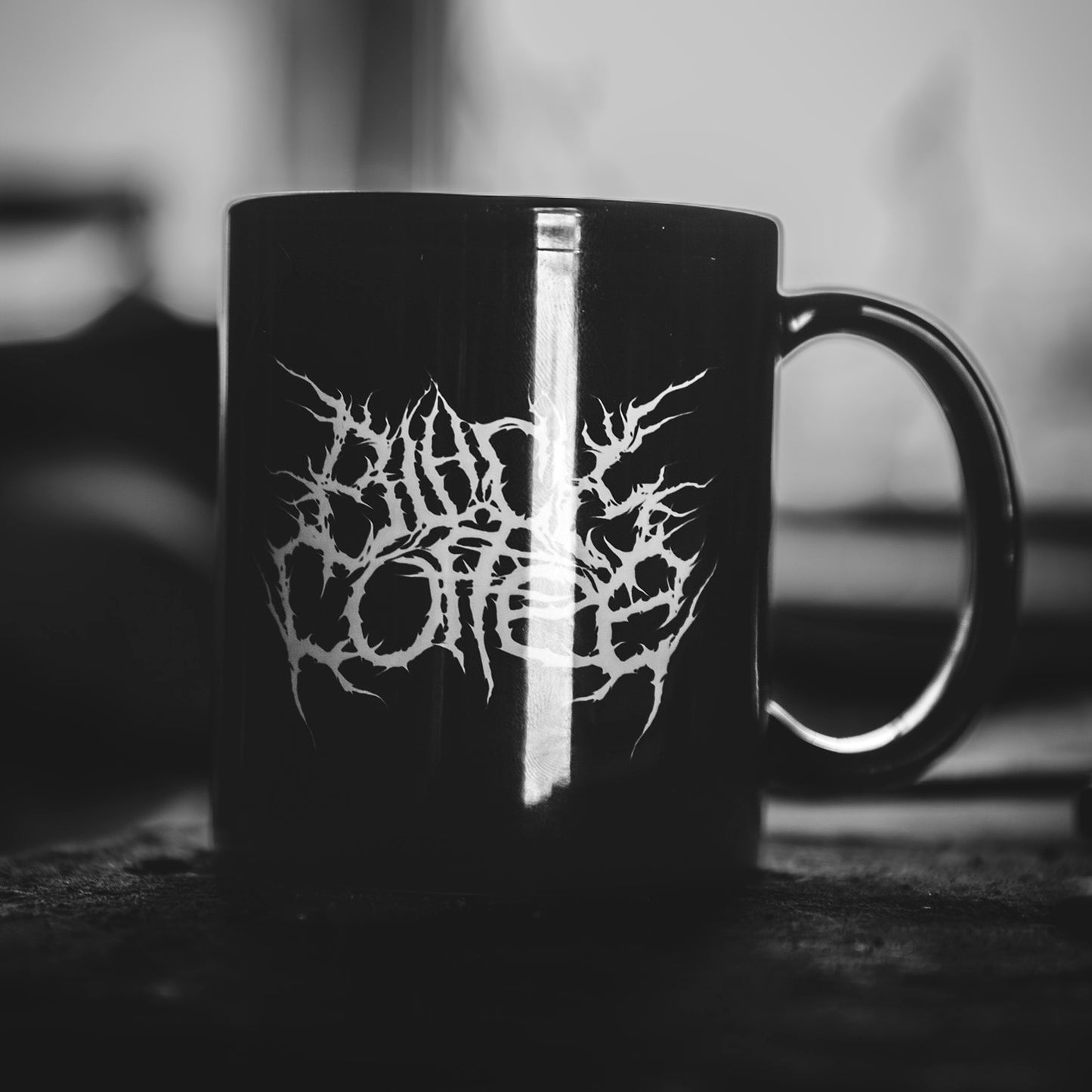 Black coffee - ceramic mug